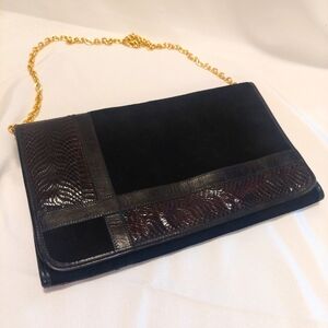 Vtg Caprice purse,  leather suede